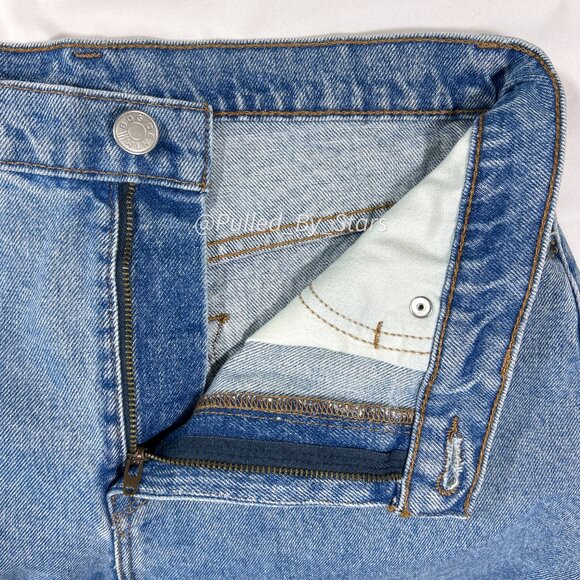 BDG Urban Outfitters 28W Mom High-Rise Blue Jean Shorts Good Used Condition - Picture 12 of 15